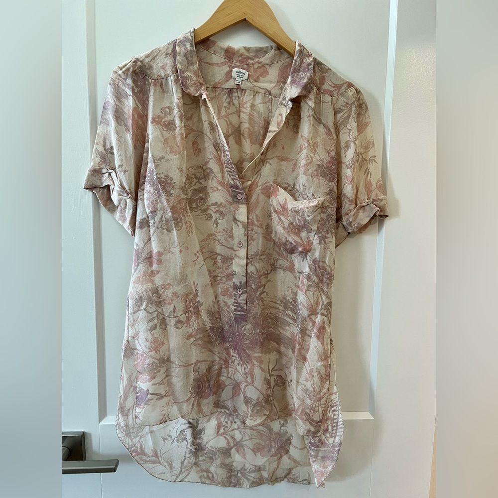 Wilfred Floral Silk Blouse